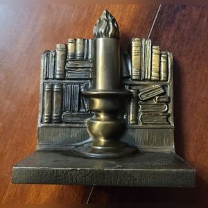 Vintage Ronson Candlestick Bookend